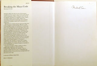 BREAKING THE MAYA CODE; Signed