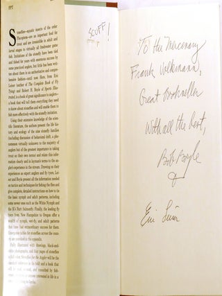 STONEFLIES FOR THE ANGLER; Signed