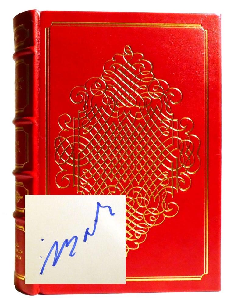 Item #335192 FIVE PLAYS; No Exit, the Flies, Dirty Hands, the Respectful Prostitute, the Condemned of Altona Signed Franklin Library. Jean-Paul Sartre.