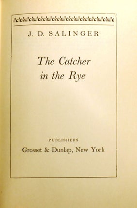 THE CATCHER IN THE RYE