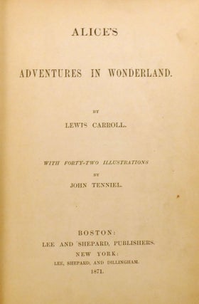 ALICE'S ADVENTURES IN WONDERLAND