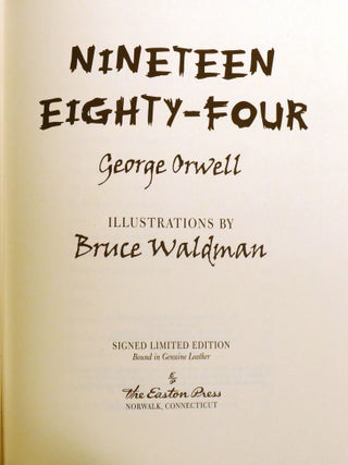 NINETEEN EIGHTY FOUR 1984; Easton Press