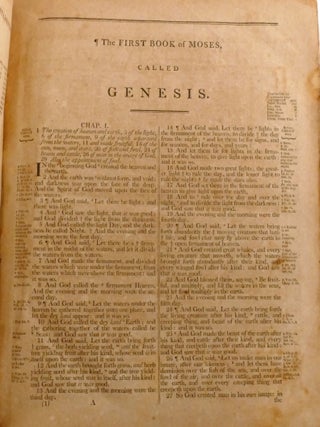 THE HOLY BIBLE CONTAINING THE OLD AND NEW TESTAMENTS; Together with the Apocrypha. Translated out of the Original Tongues, and with the Former Translations Diligently Compares and Revised, by the Special Command of His Majesty King James I. of England