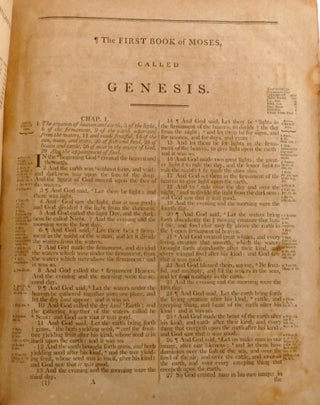 THE HOLY BIBLE CONTAINING THE OLD AND NEW TESTAMENTS; Together with the Apocrypha. Translated out of the Original Tongues, and with the Former Translations Diligently Compares and Revised, by the Special Command of His Majesty King James I. of England