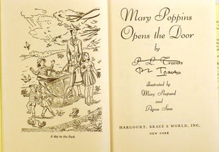 MARY POPPINS OPENS THE DOOR; Signed