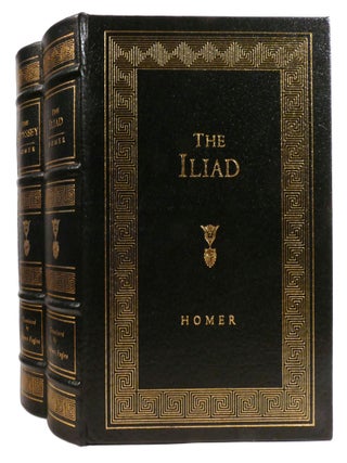 THE ILIAD AND THE ODYSSEY 2 VOLUME SET; Easton Press. Robert Fagles Homer.