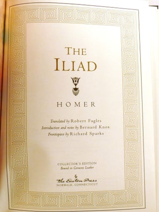 THE ILIAD AND THE ODYSSEY 2 VOLUME SET; Easton Press