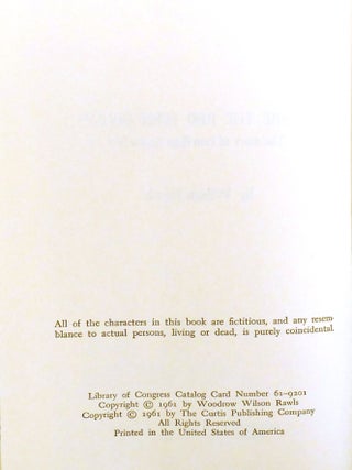 WHERE THE RED FERN GROWS; The Story of Two Dogs and a Boy Signed