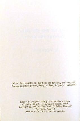 WHERE THE RED FERN GROWS; The Story of Two Dogs and a Boy Signed