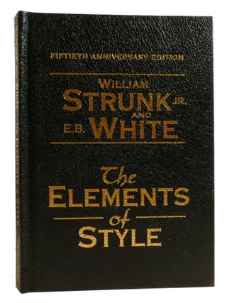 Item #336206 THE ELEMENTS OF STYLE. E. B. White William Strunk Jr