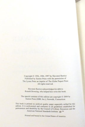 THE LONG WALK; A Gamble for Life Easton Press Signed