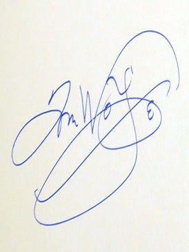 THE BONFIRE OF THE VANITIES; Signed