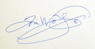 THE BONFIRE OF THE VANITIES; Signed