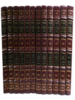 WINSTON S. CHURCHILL 12 VOLUME SET; Easton Press