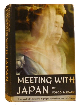 Item #337191 MEETING WITH JAPAN. Eric Mosbacher Fosco Maraini