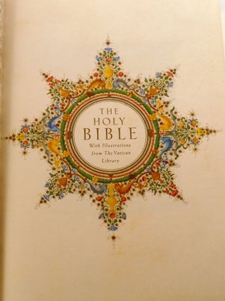 THE HOLY BIBLE ILLUSTRATIONS FROM THE VATICAN LIBRARY; Easton Press