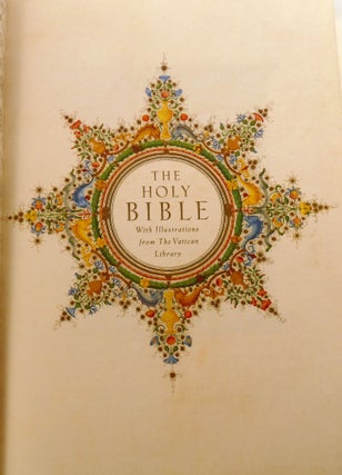 THE HOLY BIBLE ILLUSTRATIONS FROM THE VATICAN LIBRARY; Easton Press
