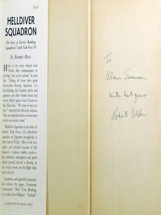 HELLDIVER SQUADRON; The Story of Carrier Bombing Squadron 17 with Task Force 58; Signed