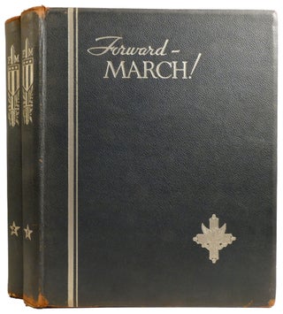 Item #337551 FORWARD - MARCH! 2-VOLUME SET; The Pictorgraphic Record of America in the World War...