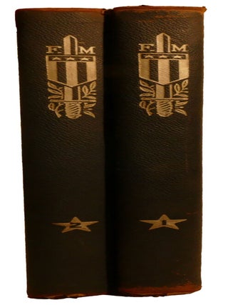 FORWARD - MARCH! 2-VOLUME SET; The Pictorgraphic Record of America in the World War and the Post War Social Upheaval