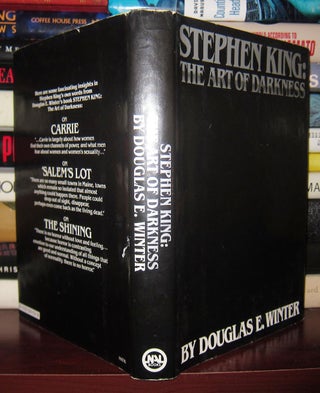 Item #33806 STEPHEN KING The Art of Darkness. Douglas E. Winter, Stephen King