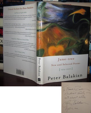Item #34051 JUNE-TREE Signed 1st. Peter Balakian