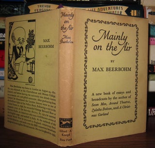 Item #37992 MAINLY ON THE AIR. Max Beerbohm