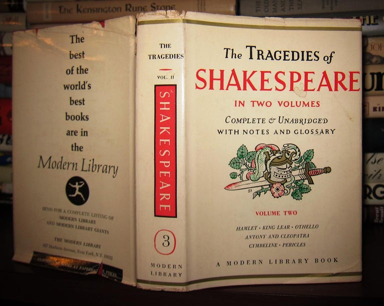 Item #40062 THE TRAGEDIES OF SHAKESPEARE Complete & Unabridged with Notes and Glossary; Volume Two. William Shakespeare.