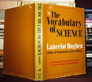 Item #40897 THE VOCABULARY OF SCIENCE. Lancelot Hogben, Maureen Cartwright