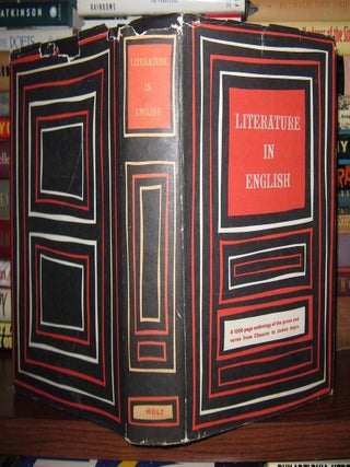LITERATURE IN ENGLISH