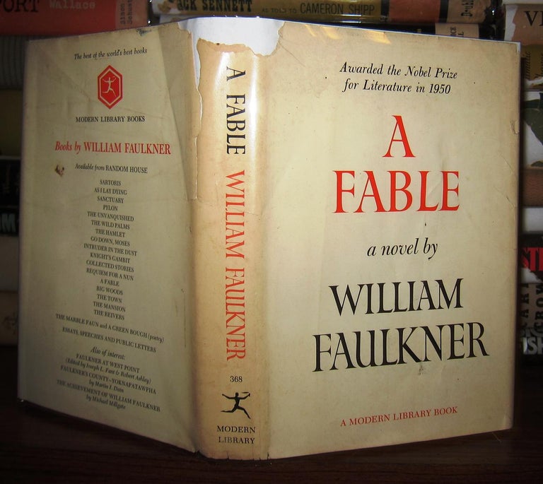 Item #42968 A FABLE First Modern Library Edition (Stated). William Faulkner.