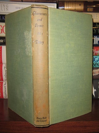 CHARACTERS AND EVENTS, VOLUME 1 Popular Essays in Social and Political Theory