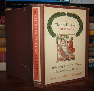 Item #45680 A CHARLES DICKENS CHRISTMAS A Christmas Carol, the Chimes, the Cricket on the Hearth....