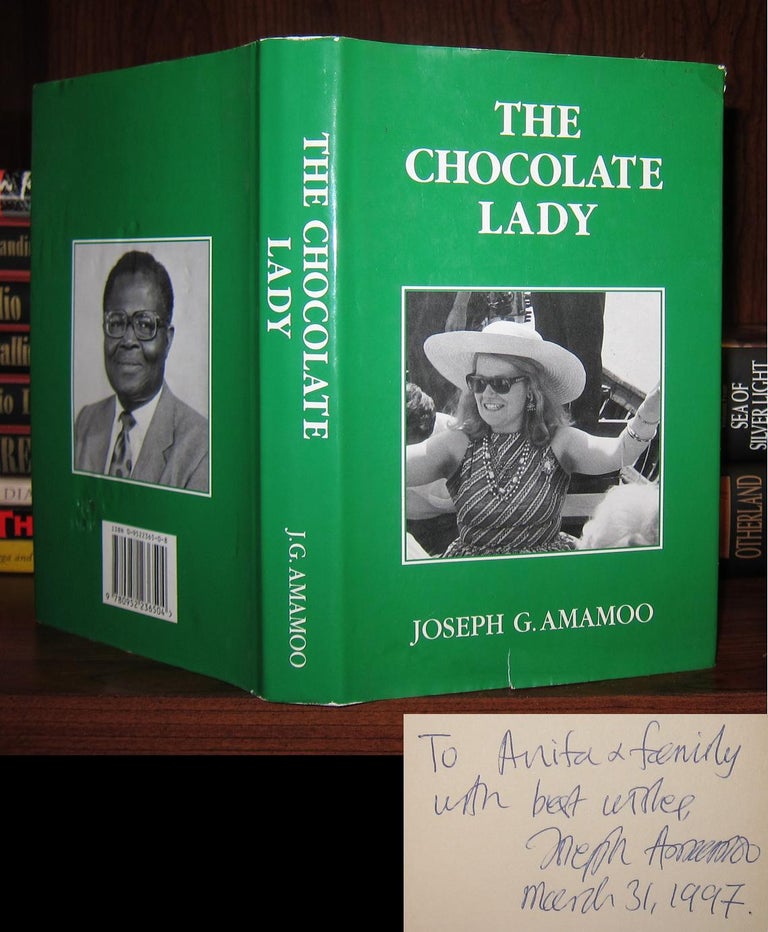 Item #46878 THE CHOCOLATE LADY Signed 1st. Joseph G. Amamoo.