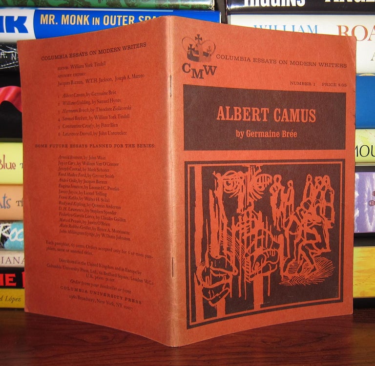 Item #47022 ALBERT CAMUS. Germaine - Albert Camus Bree.