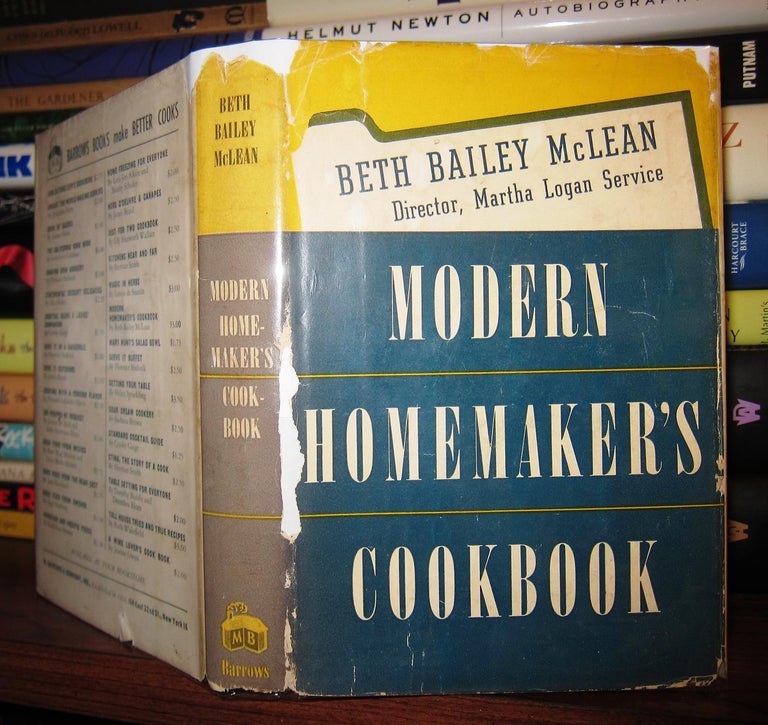 Item #47280 MODERN HOMEMAKER'S COOKBOOK. Beth Bailey McLean.