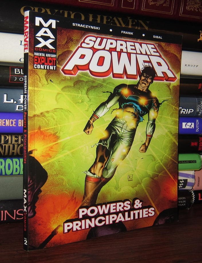 Item #47515 SUPREME POWER VOL. 2; Powers and Principalities. J. Michael Straczynski, Gary Frank.