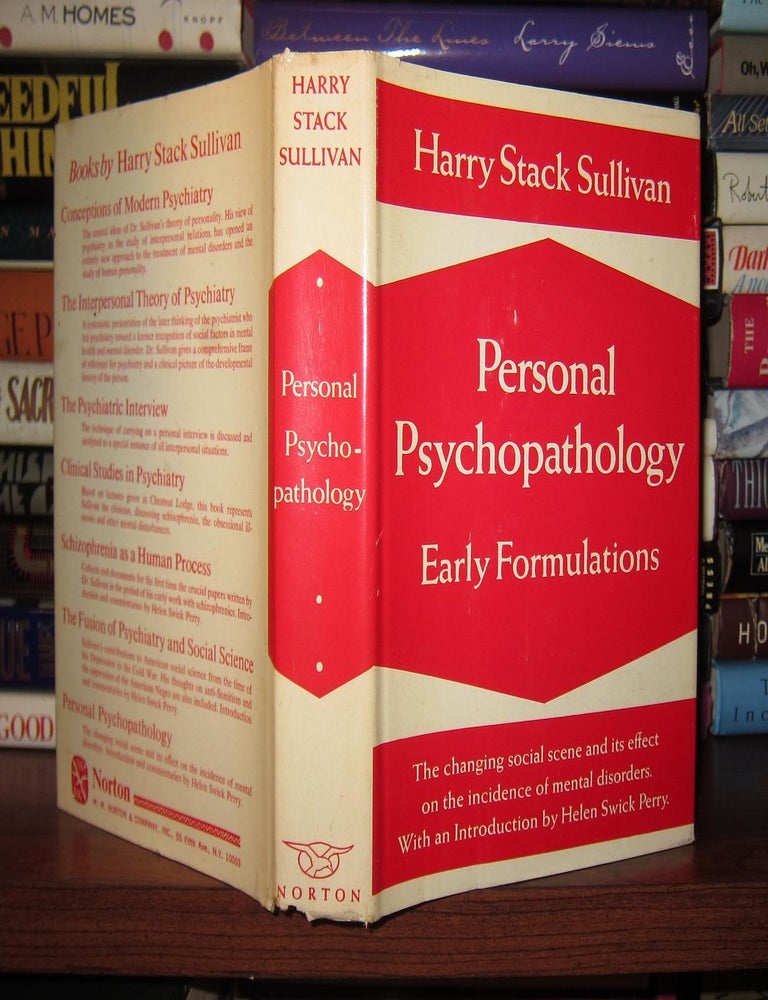 PERSONAL PSYCHOPATHOLOGY Early Formulations: with an Introduction by ...