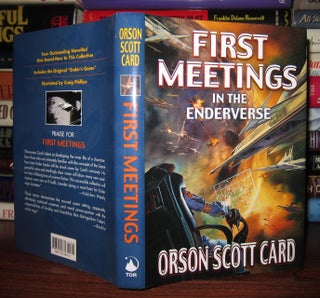 Item #48115 FIRST MEETINGS In the Enderverse. Orson Scott Card