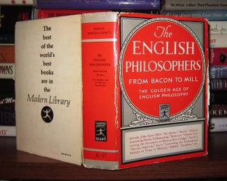 Item #48120 THE ENGLISH PHILOSOPHERS FROM BACON TO MILL. Edwin A. Burtt