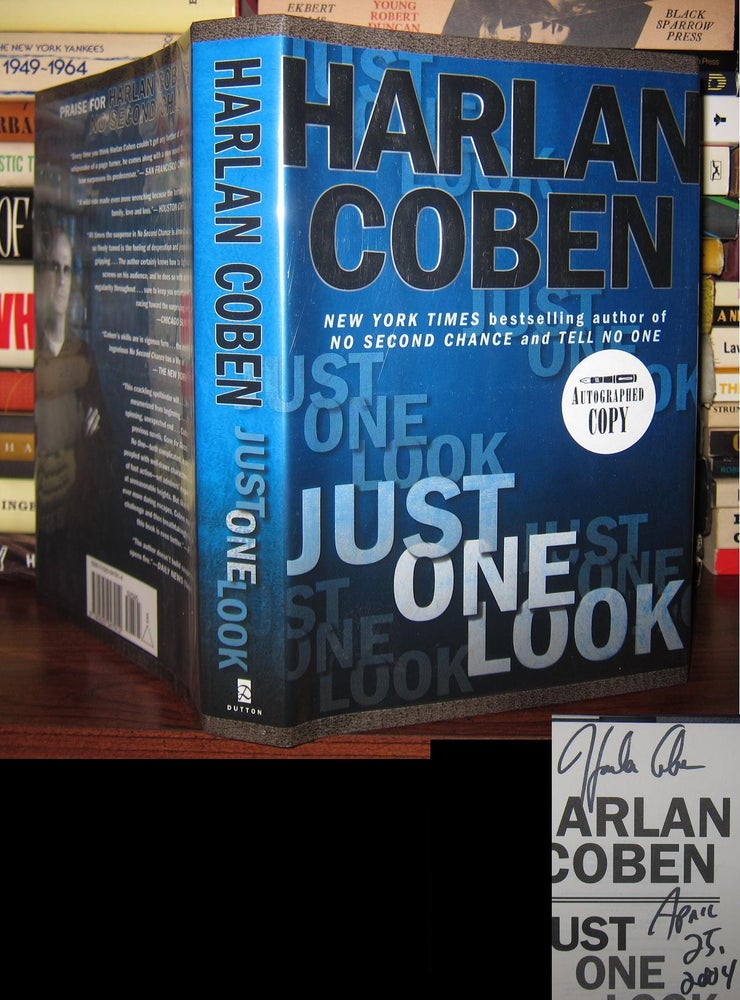 Item #48475 JUST ONE LOOK Signed 1st. Harlan Coben.