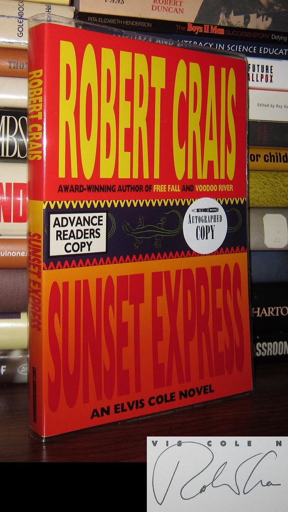 Item #48494 SUNSET EXPRESS Signed 1st. Robert Crais.