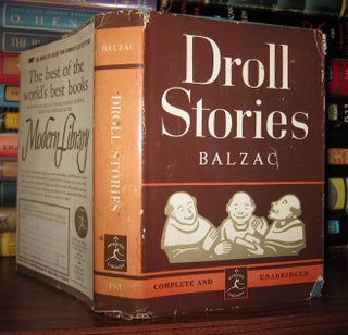 Item #48843 DROLL STORIES. Honore De Balzac