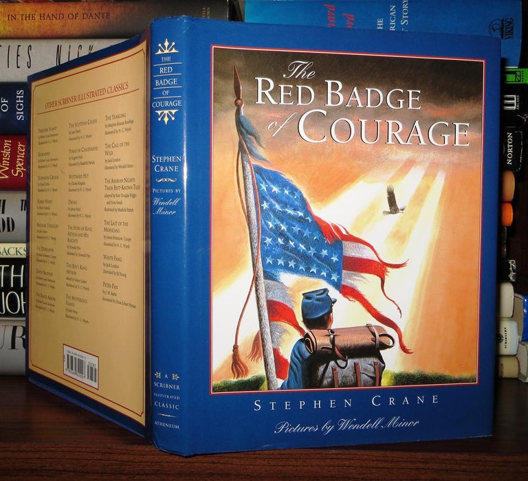 Item #49219 THE RED BADGE OF COURAGE. Stephen Crane, Wendell Minor.
