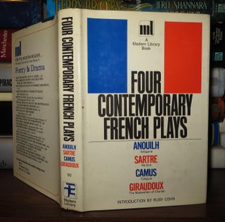 Item #49305 FOUR CONTEMPORARY FRENCH PLAYS. Jean Anouilh, Jean-Paul Sartre, Albert Camus, Jean...