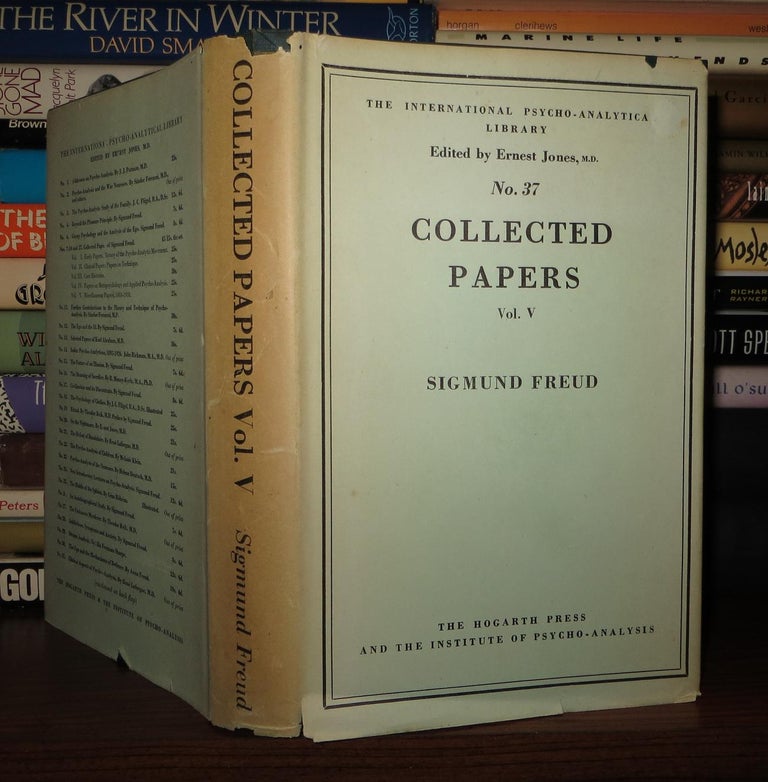 Item #49603 COLLECTED PAPERS Volume Five (V). Sigmund Freud, Ernest Jones.