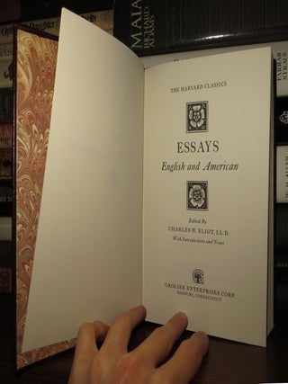 ESSAYS ENGLISH AND AMERICAN