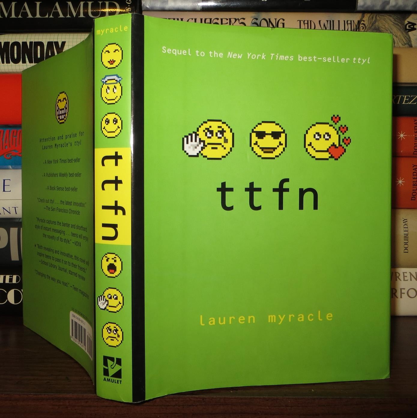 TTFN New York Times best-selling sequel to TTYL Lauren Myracle