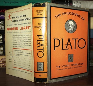 Item #57259 THE PHILOSOPHY OF PLATO : The Jowett Translation. Plato, Benjamin Jowett, Irwin Edman