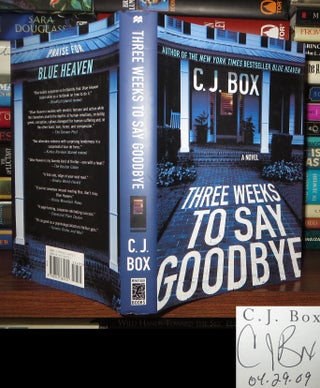 THREE WEEKS TO SAY GOODBYE Signed 1st